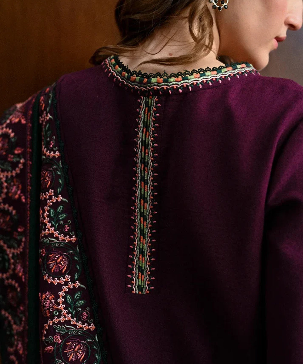 3 PC BATIK DHANAK EMBROIDERED