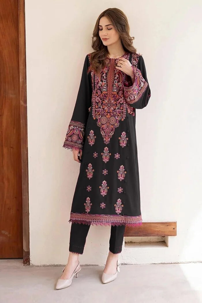 2 PC DHANAK EMBROIDERED