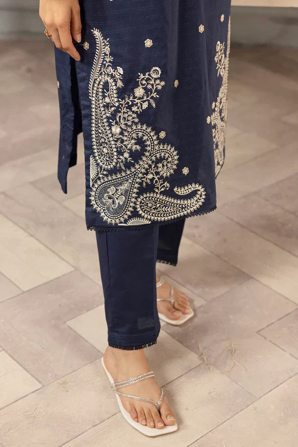 2 PC DHANAK EMBROIDERED