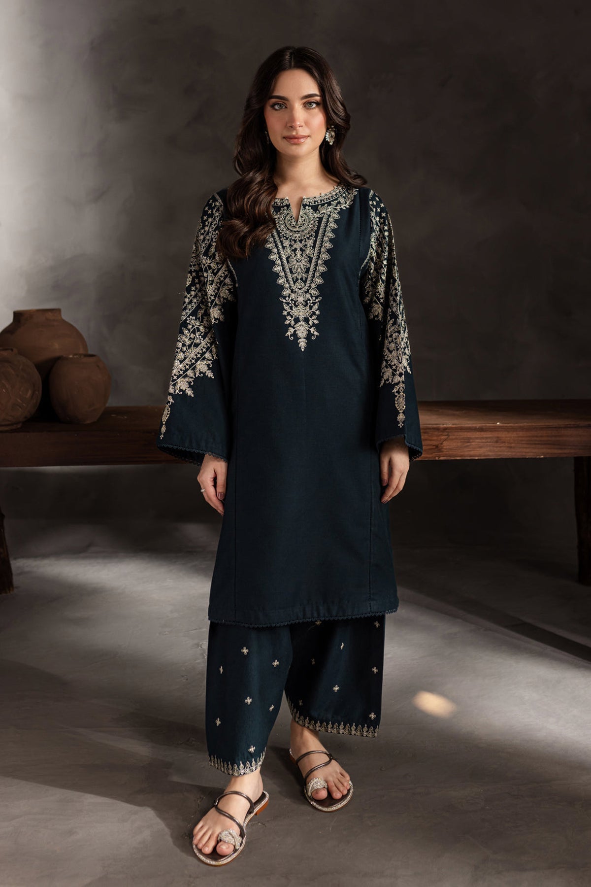 2 PC EMBROIDERED LAWN