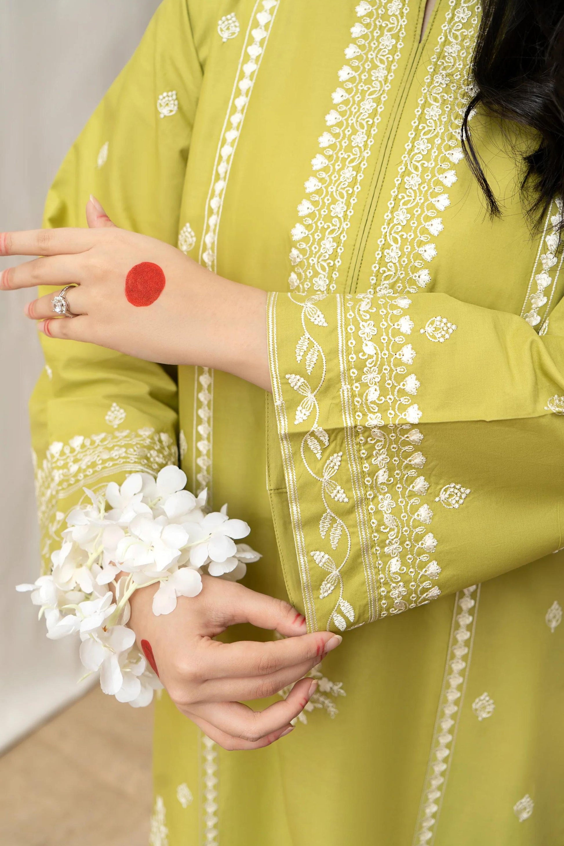 3 PC DHANAK EMBROIDERED