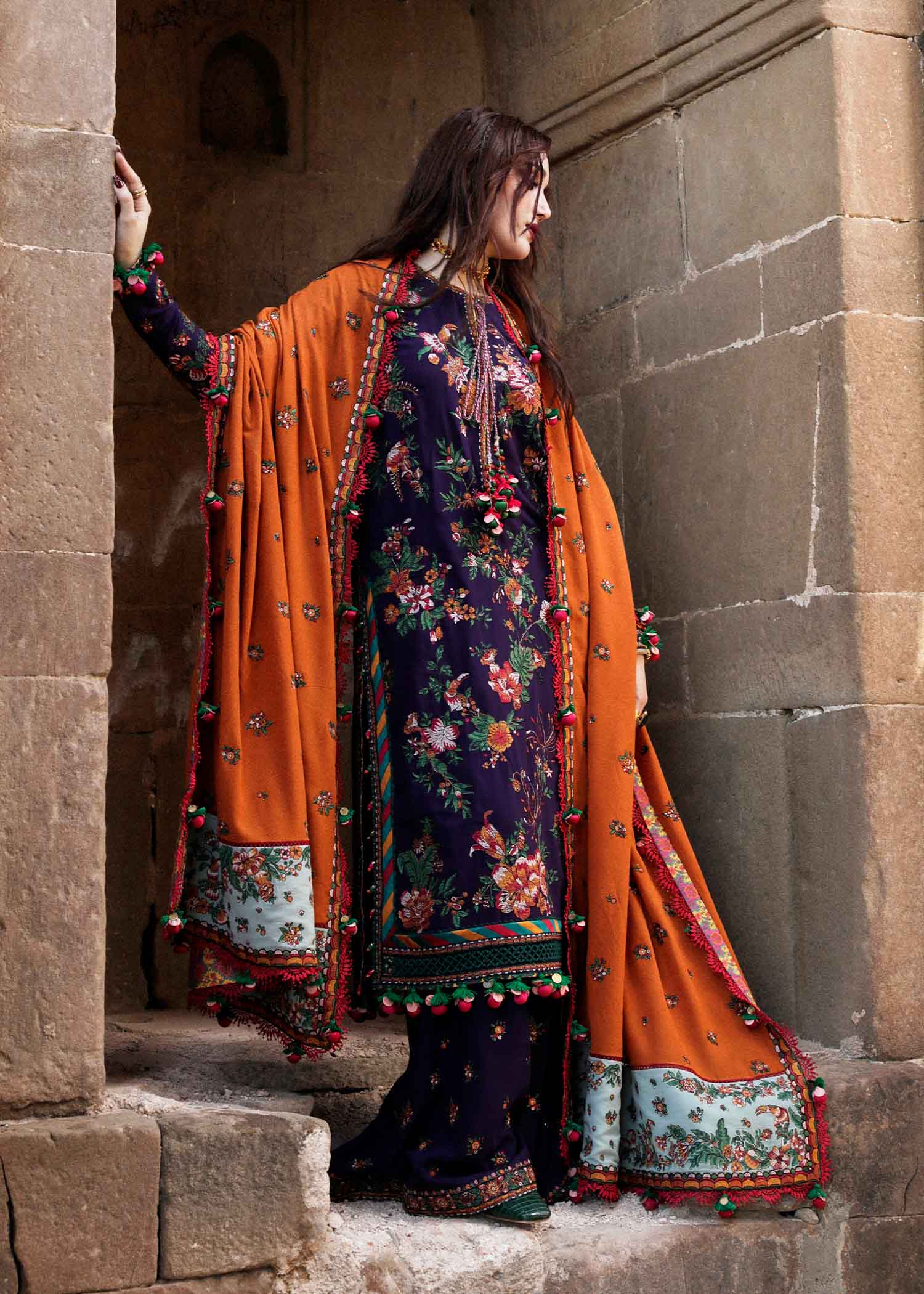 3 PC DHANAK EMBROIDERED