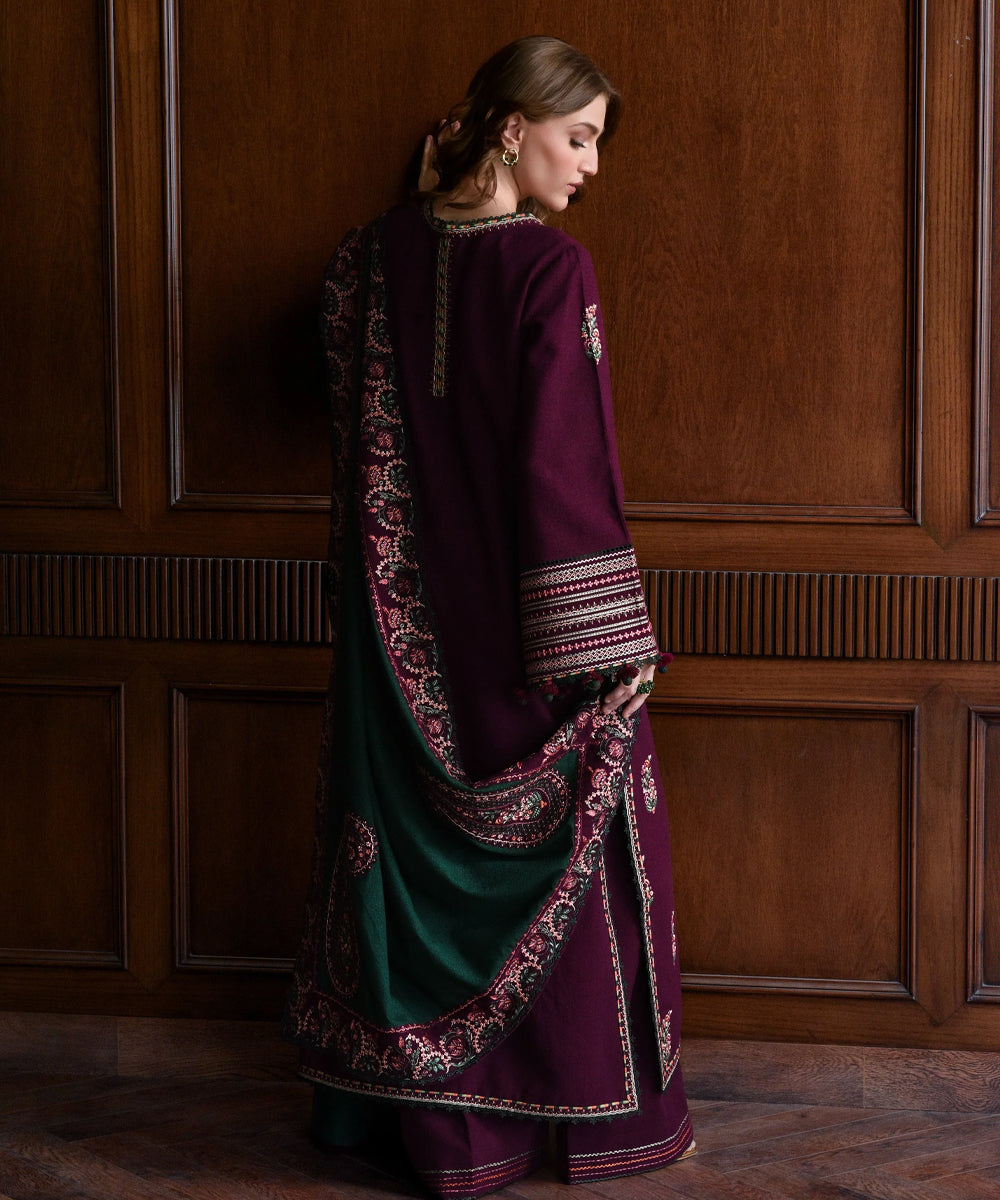 3 PC BATIK DHANAK EMBROIDERED