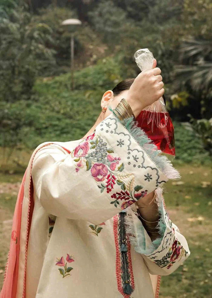 3PC DHANAK EMBROIDERED