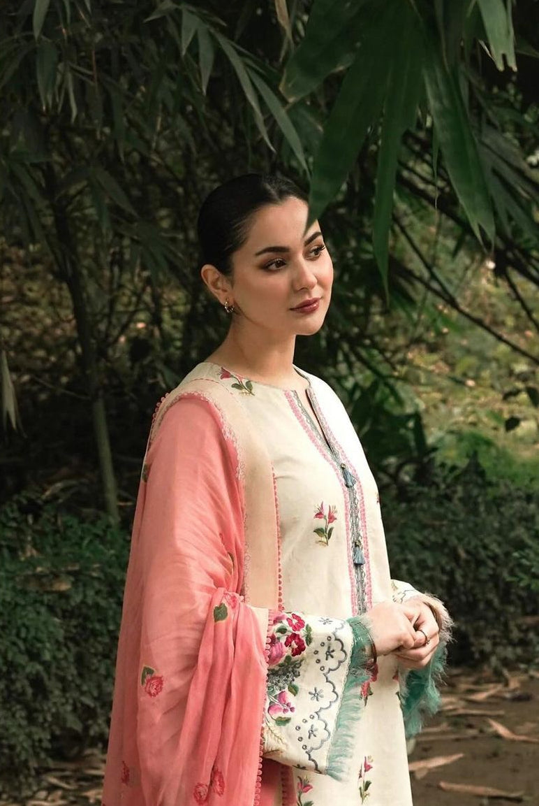 3PC DHANAK EMBROIDERED