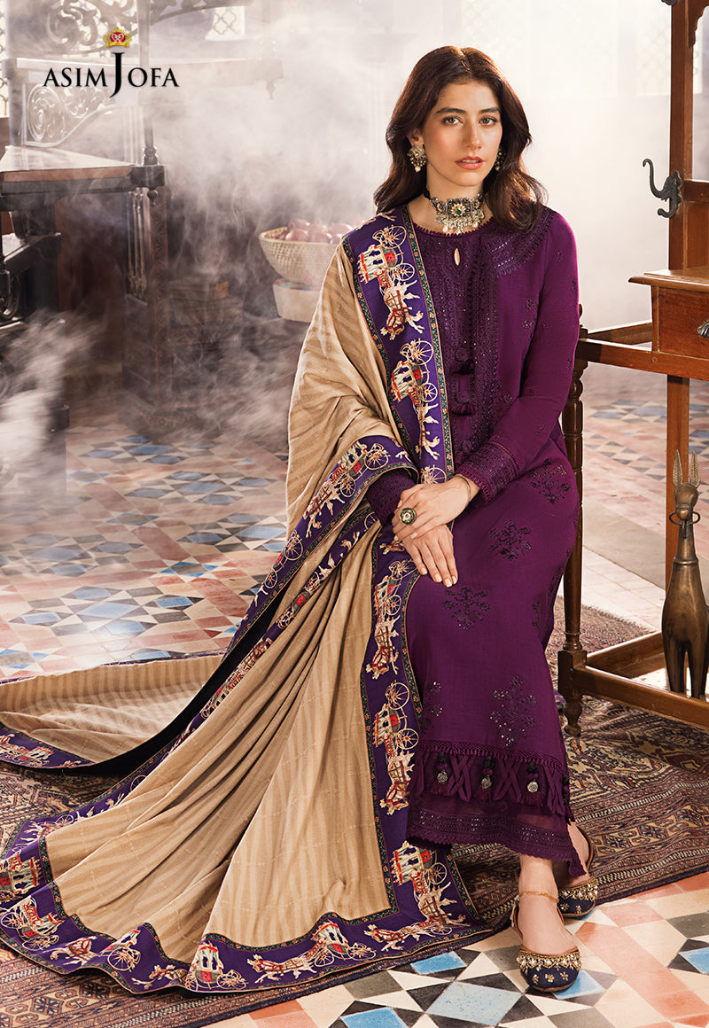 3 PC DHANAK COTTON EMBROIDERED