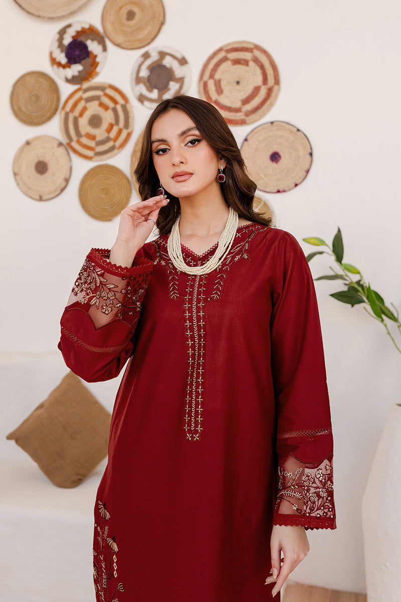 2 PC DHANAK EMBROIDERED