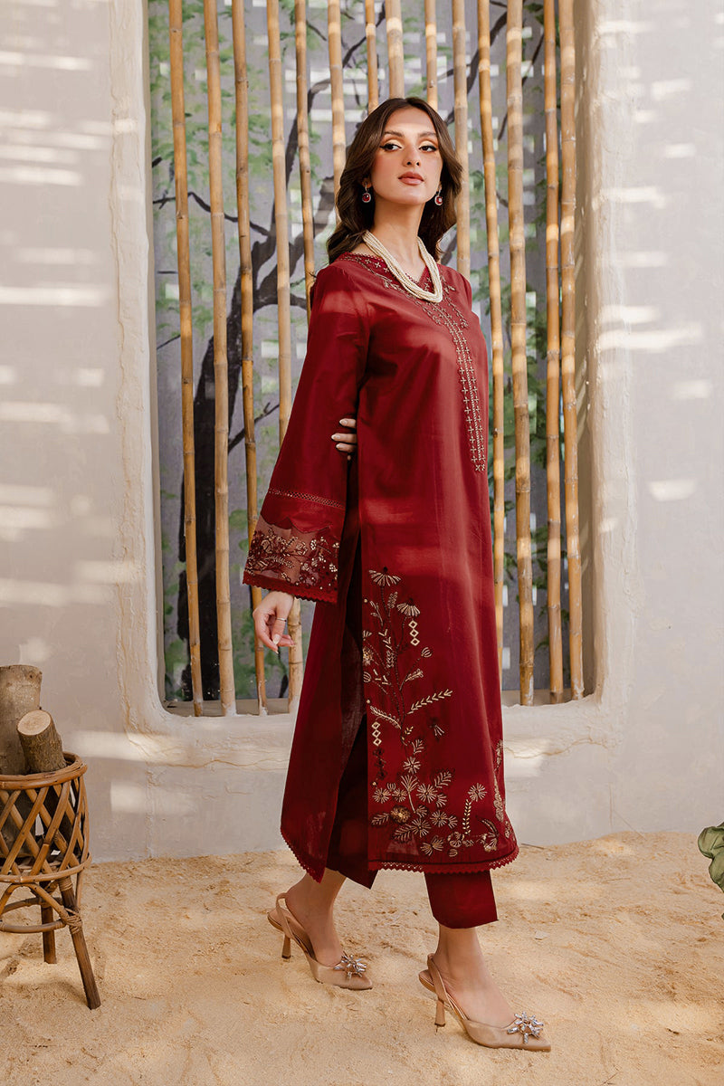 2 PC DHANAK EMBROIDERED