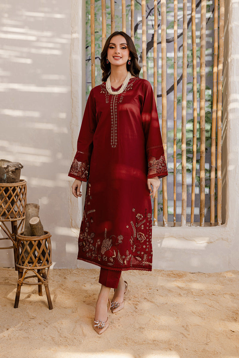 2 PC DHANAK EMBROIDERED