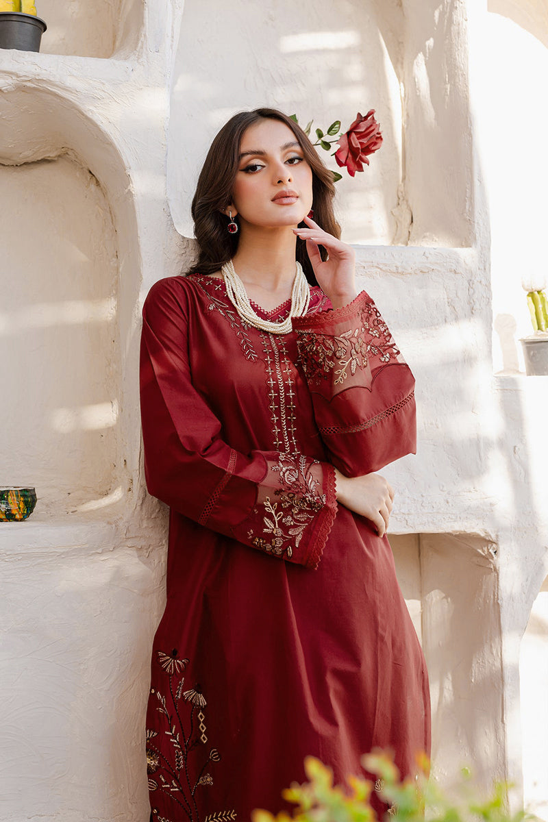 2 PC DHANAK EMBROIDERED