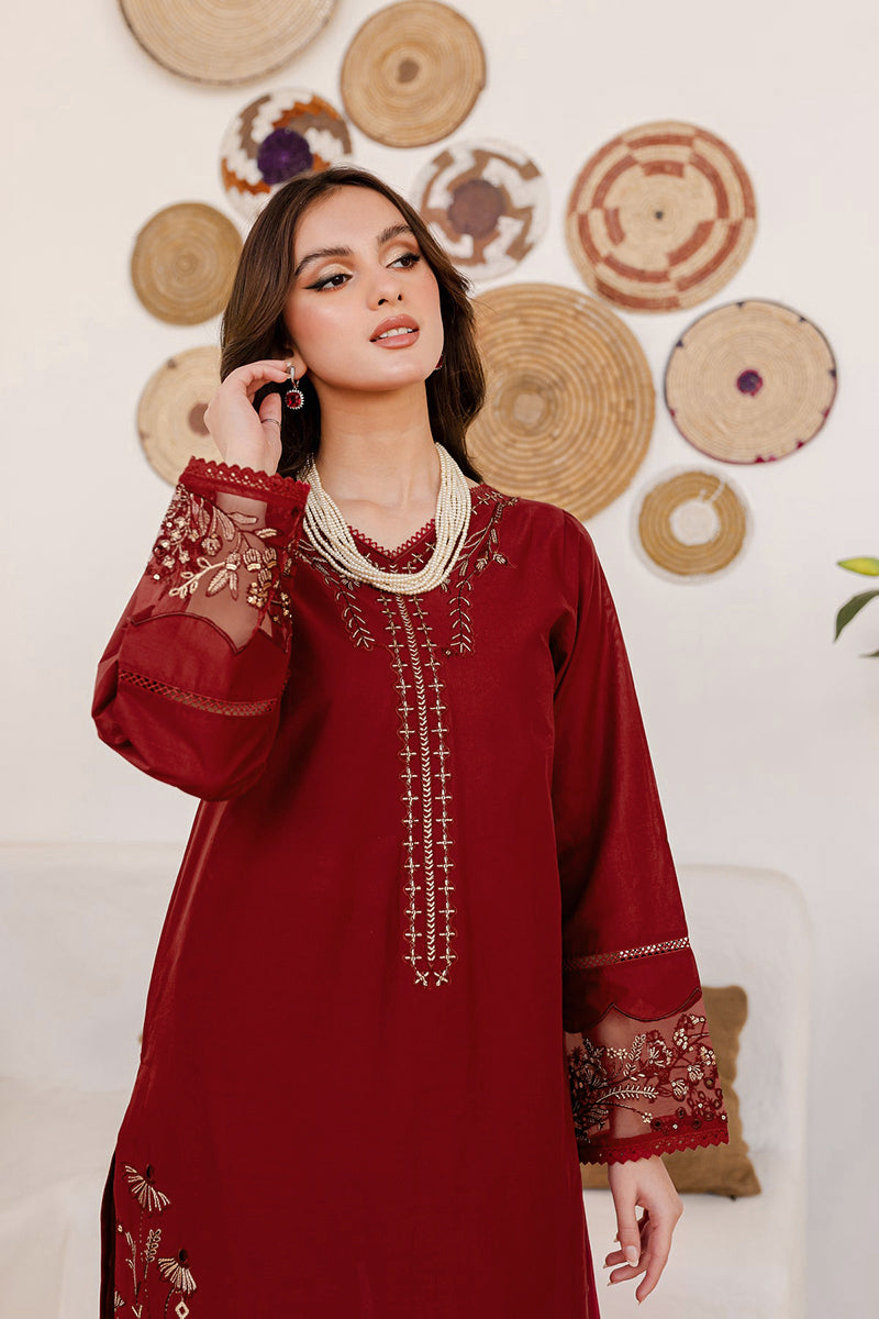 2 PC DHANAK EMBROIDERED