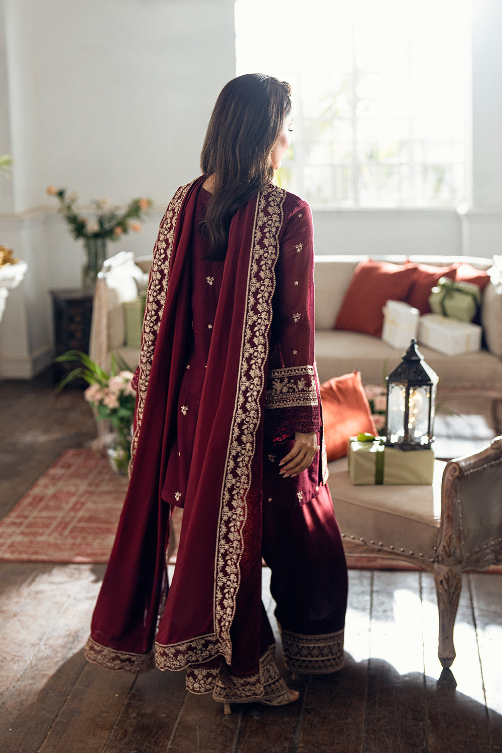 3 PC DHANAK EMBROIDERED