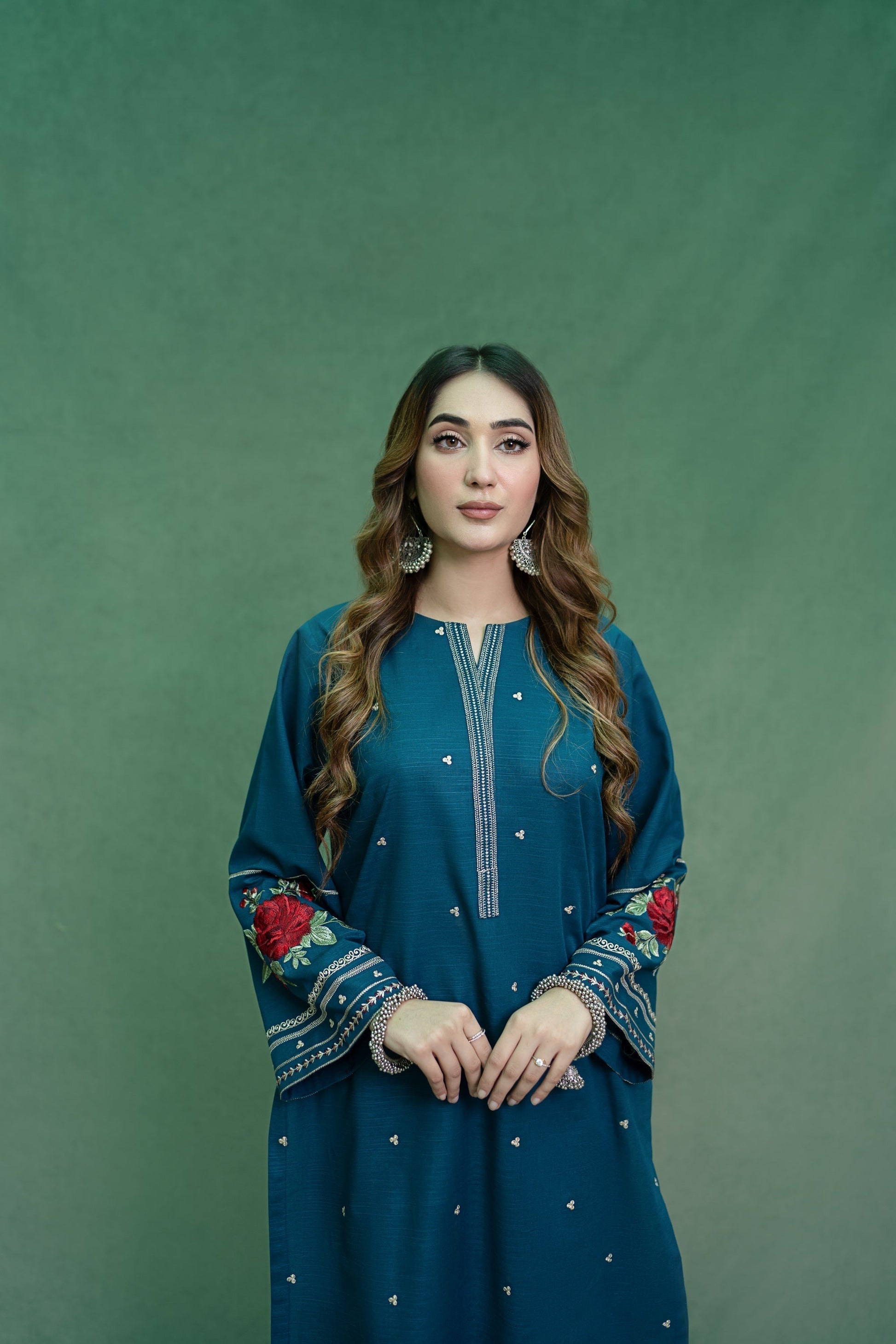 2 PC DHANAK LAWN EMBROIDERED