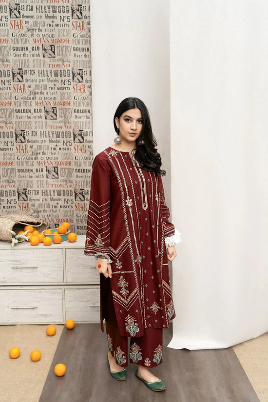 3PC DHANAK LAWN EMBROIDERED