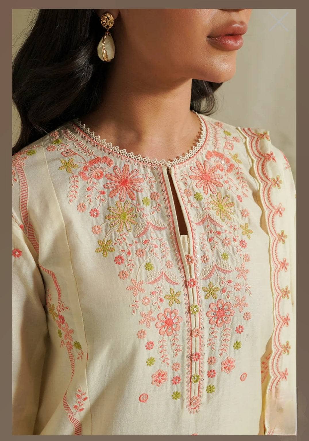 3 PC DHANAK EMBROIDERED LAWN