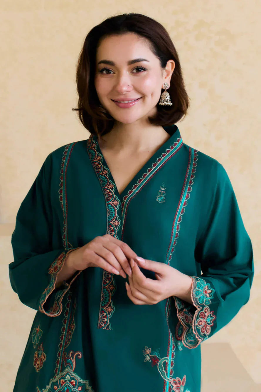 2 PC DHANAK EMBROIDERED