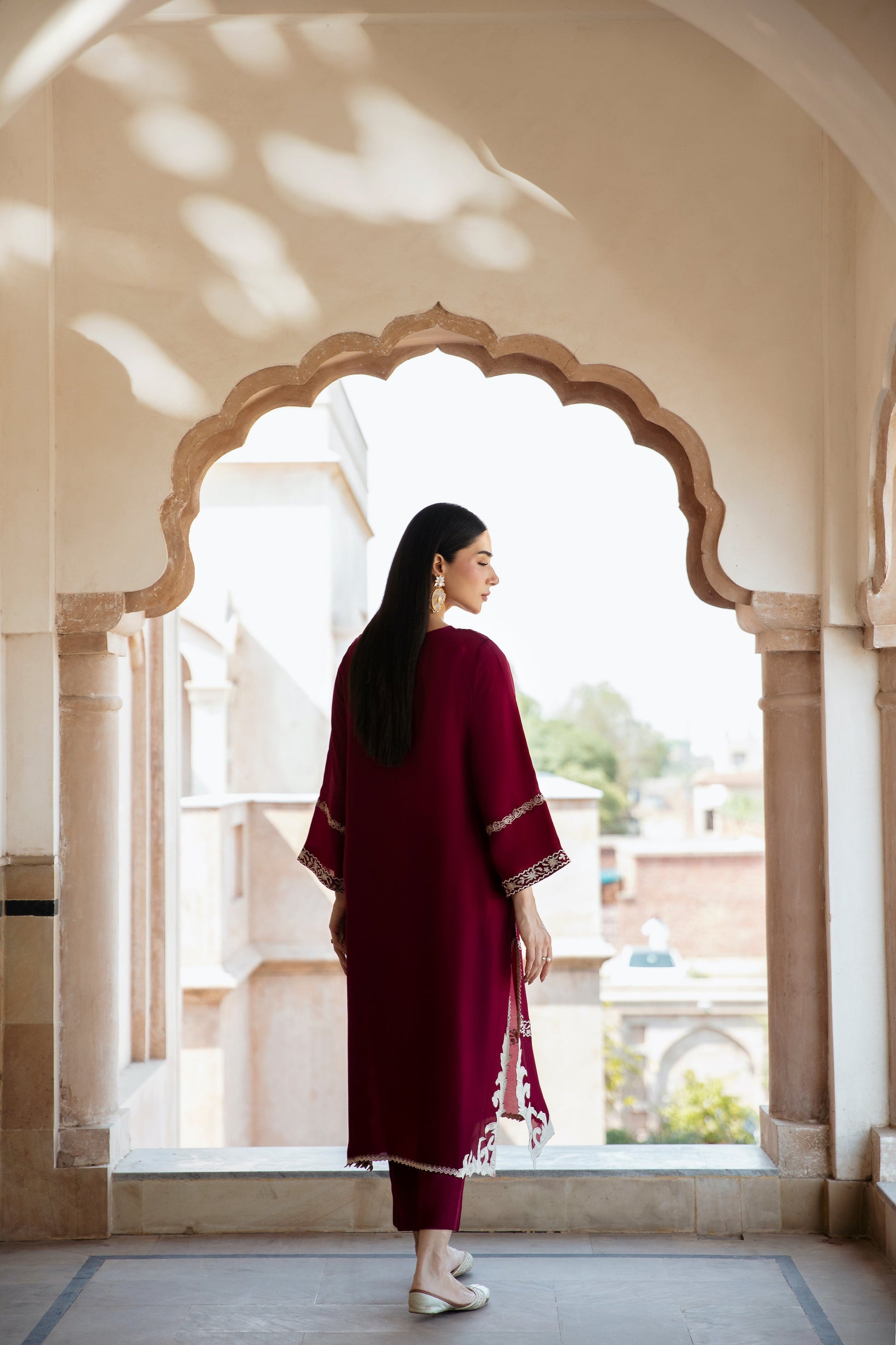 2 PC DHANAK EMBROIDERED