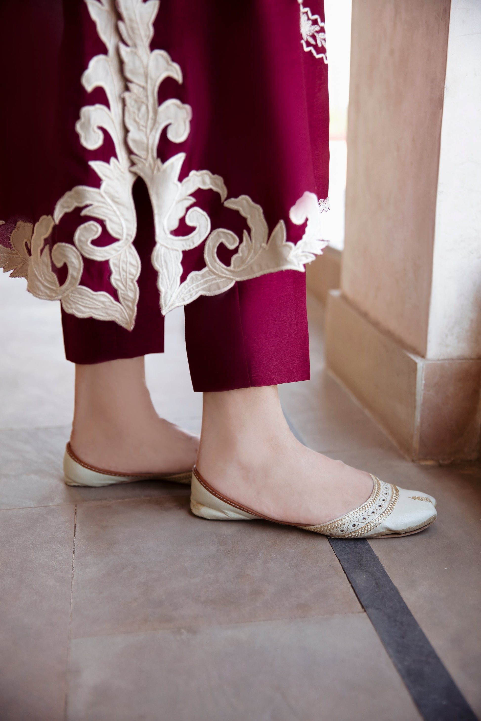 2 PC DHANAK EMBROIDERED