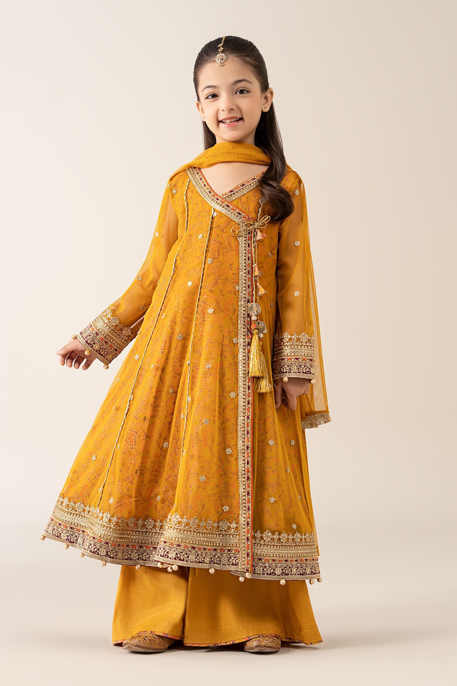Kids 2-Piece Embroidery Suit