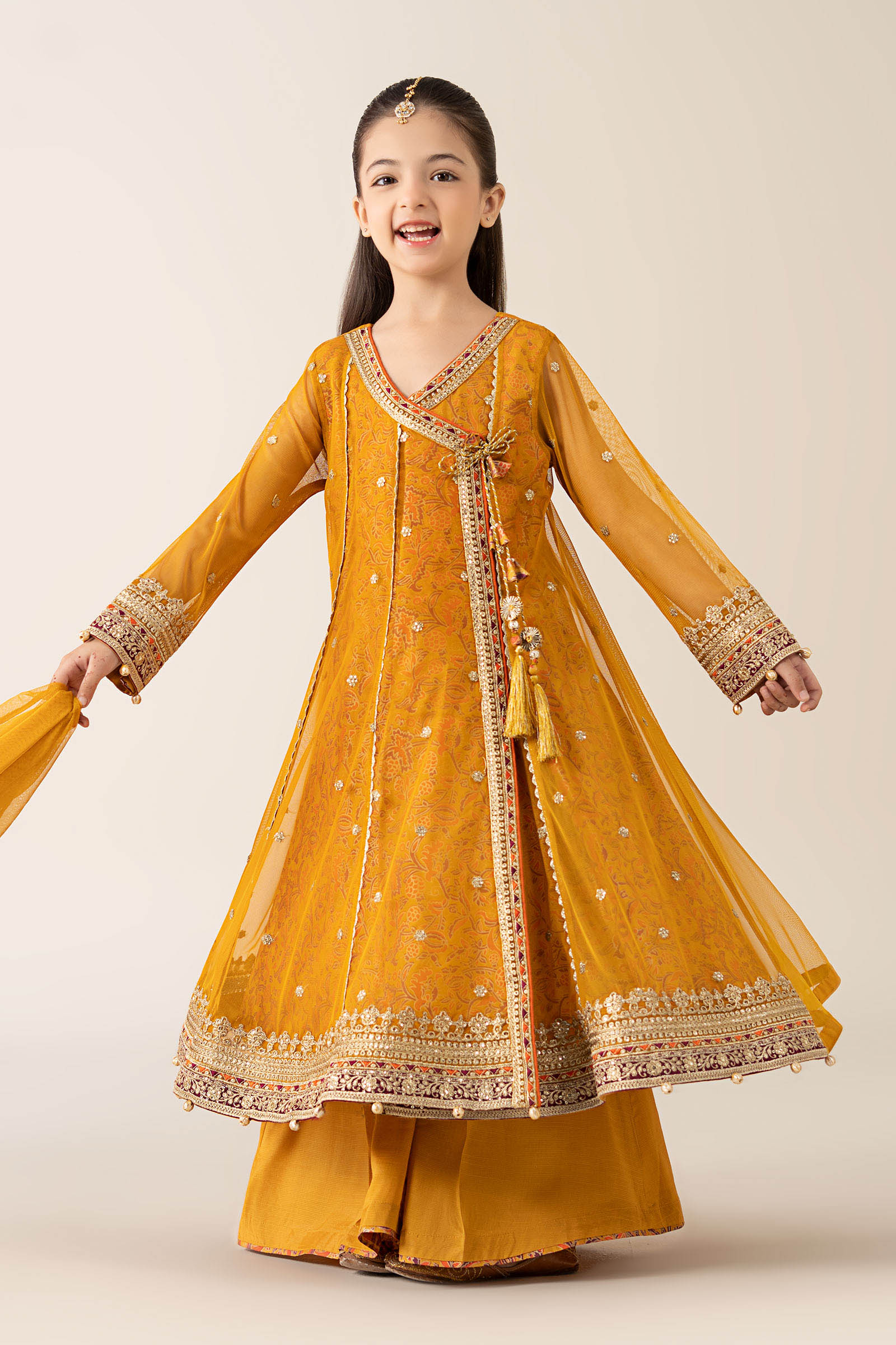 Kids 2-Piece Embroidery Suit