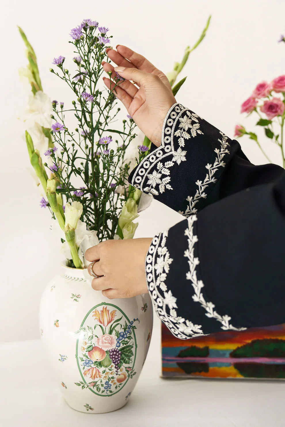 3PC DHANAK EMBROIDERED