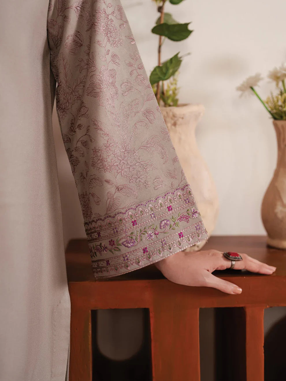 3 PC WINTER DHANAK EMBROIDERED