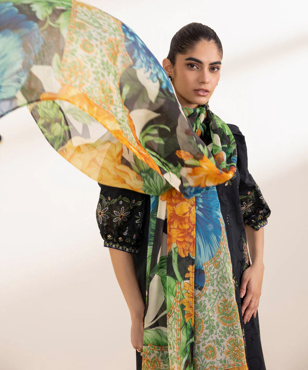 3 PC - EMBROIDERED COTTON