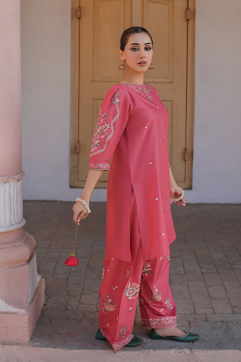 2 PC DHANAK EMBROIDERED