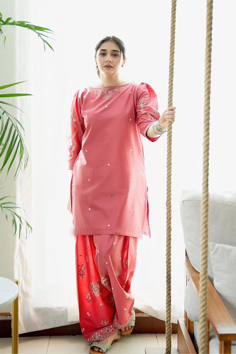 2 PC DHANAK EMBROIDERED