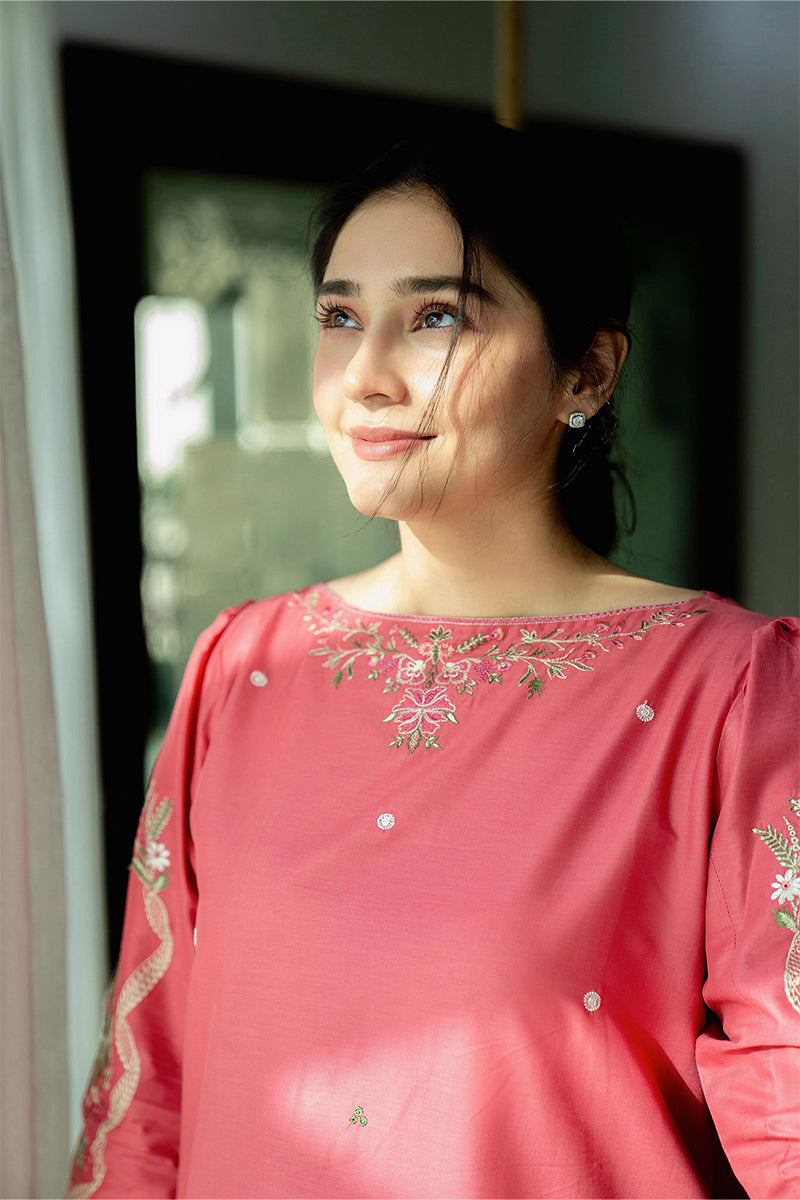 2 PC DHANAK EMBROIDERED