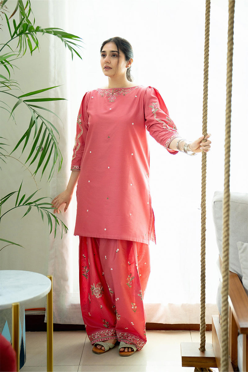 2 PC DHANAK EMBROIDERED