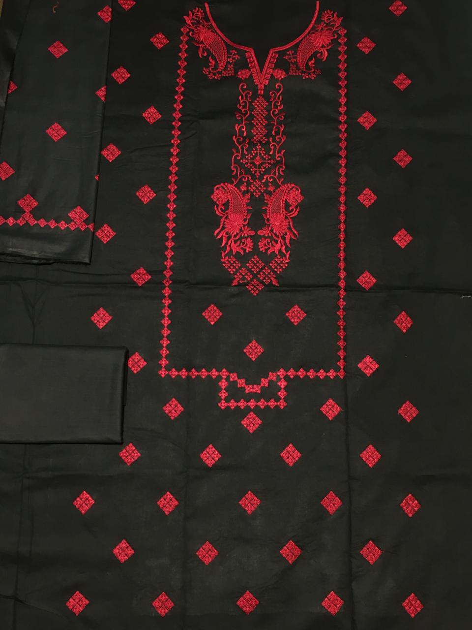 2 PC DHANAK LAWN EMBROIDERED