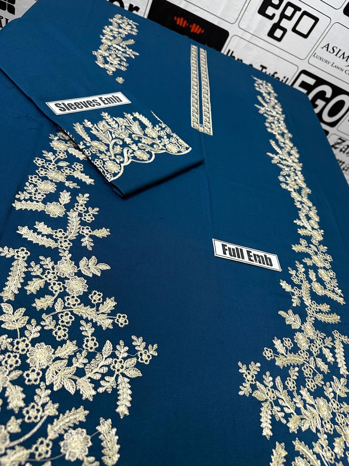 2 PC DHANAK LAWN EMBROIDERED