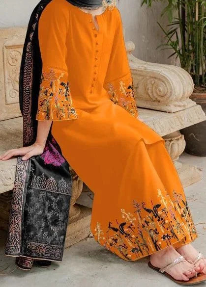 3 PC DHANAK EMBROIDERED