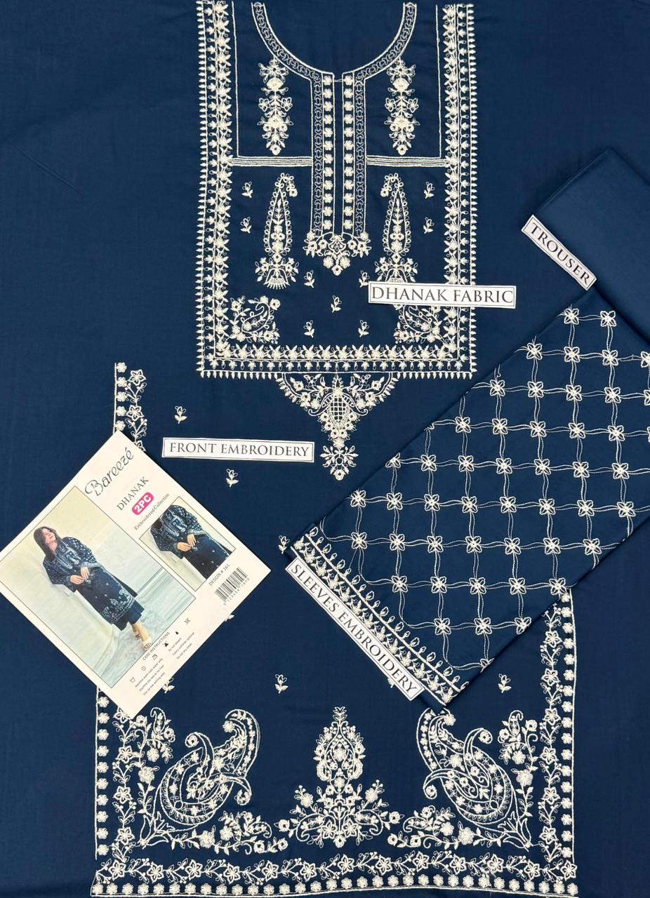 DHANAK 2PC EMBROIDERED