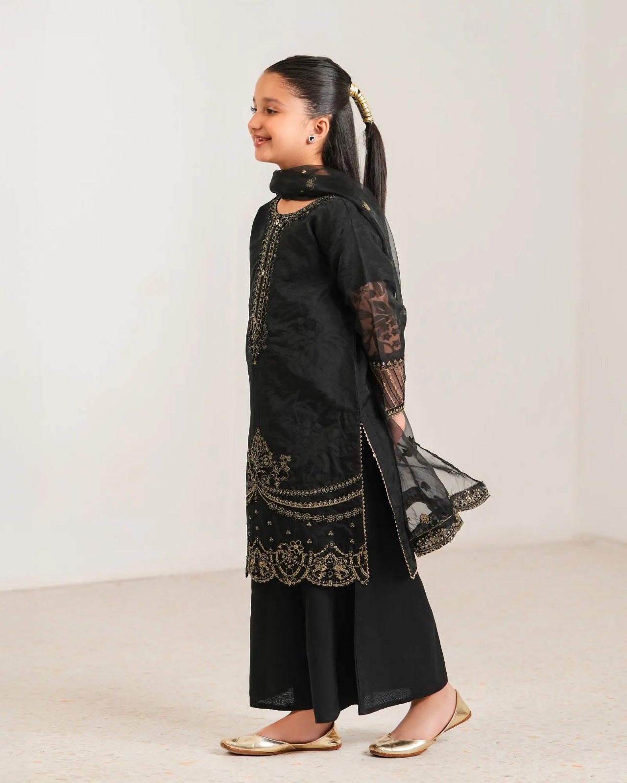 Kids 2-Piece Embroidery Suit