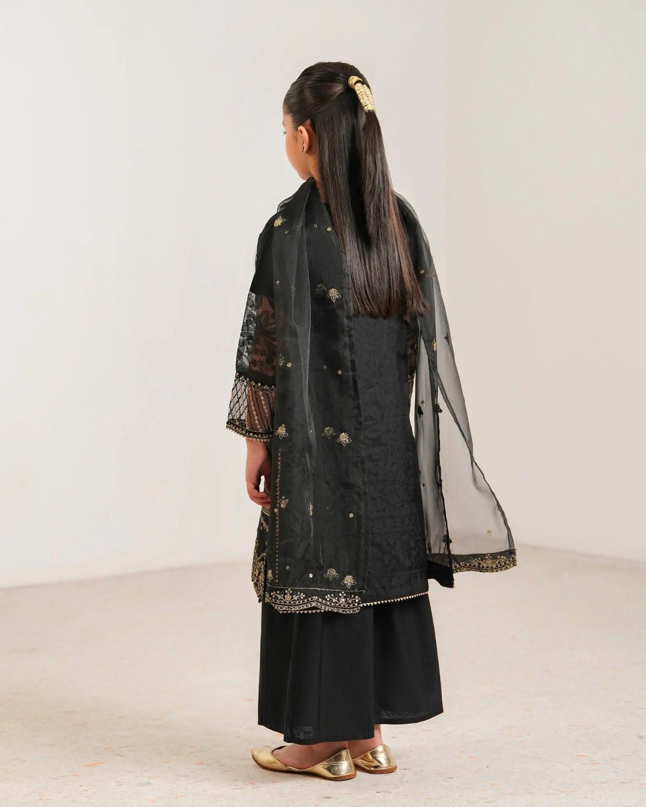 Kids 2-Piece Embroidery Suit