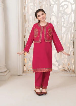 Kids 2-Piece Embroidery Suit
