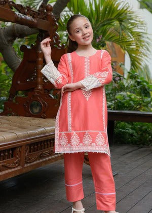 Kids 2-Piece Embroidery Suit
