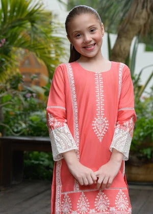 Kids 2-Piece Embroidery Suit