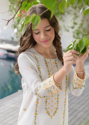 Kids 2-Piece Embroidery Suit