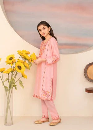 Kids 2-Piece Embroidery Suit
