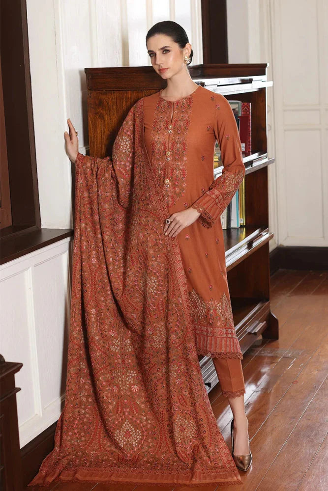 3 PC DHANAK EMBROIDERED