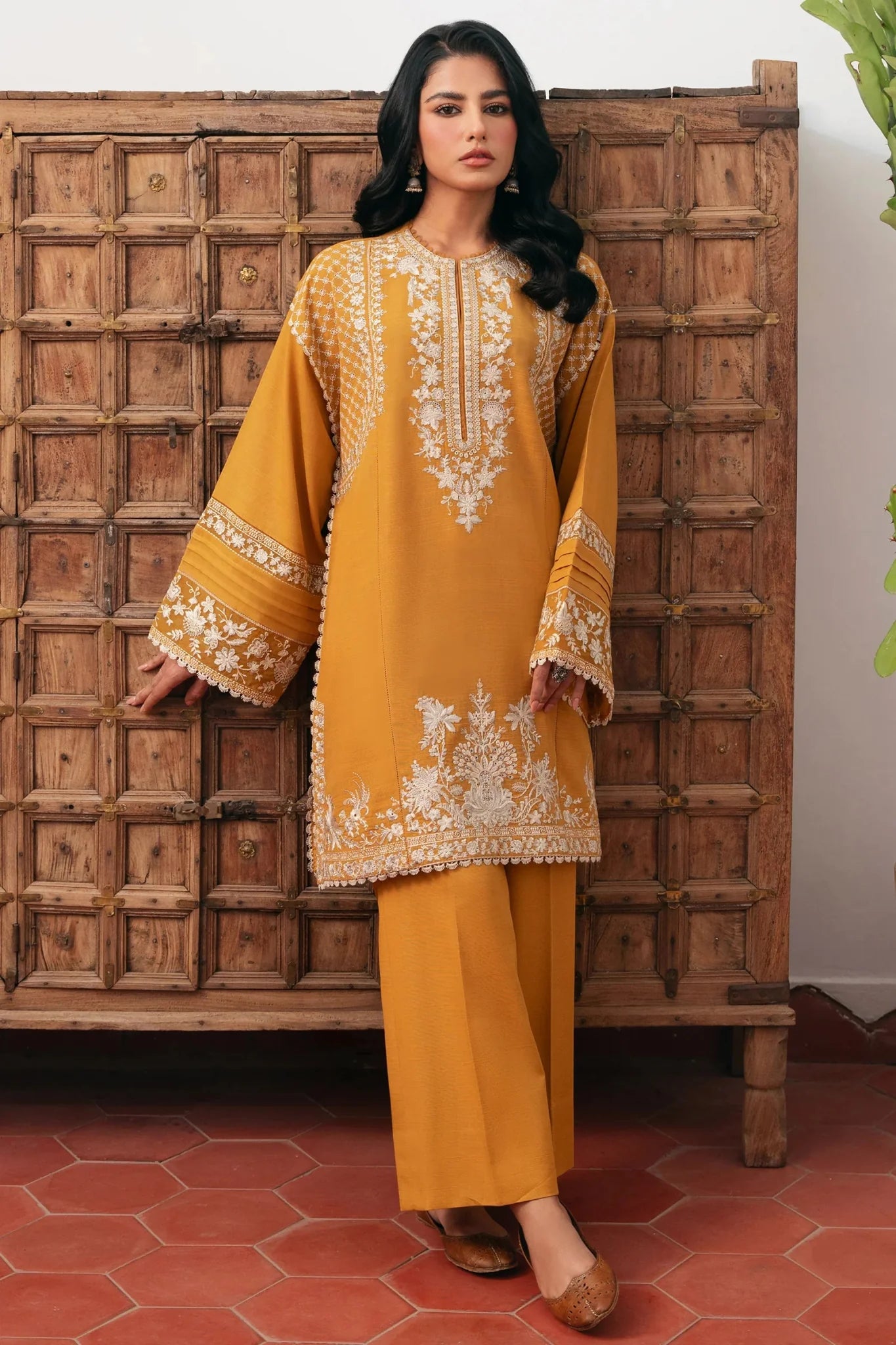 2 PC DHANAK EMBROIDERED
