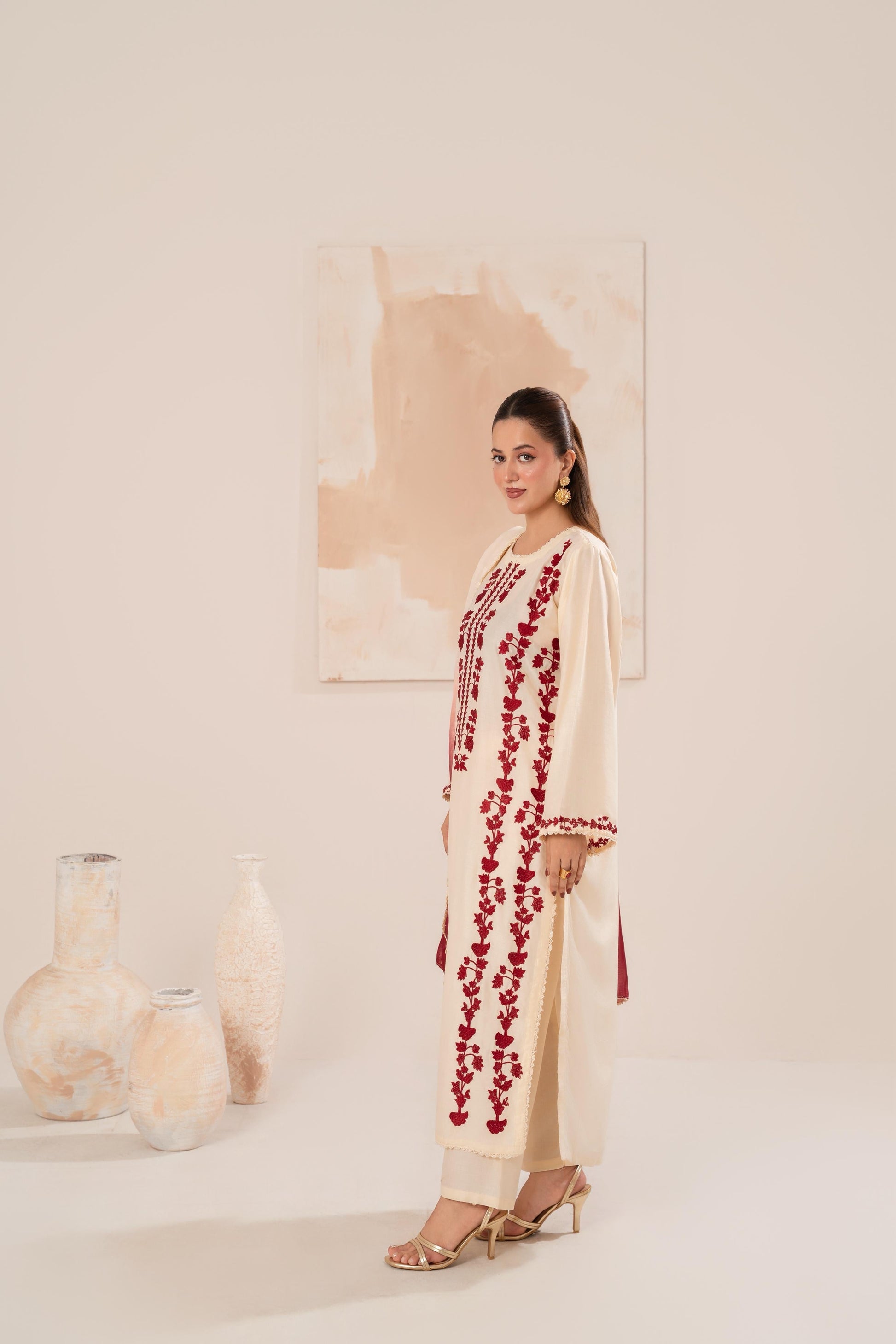 3 PC DHANAK EMBROIDERED