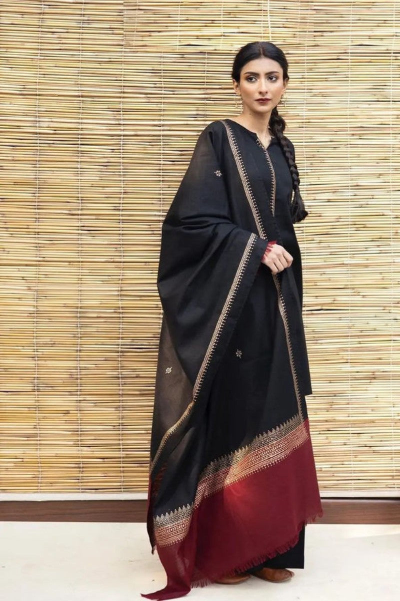 3 PC LUXURY DHANAK EMBROIDERED