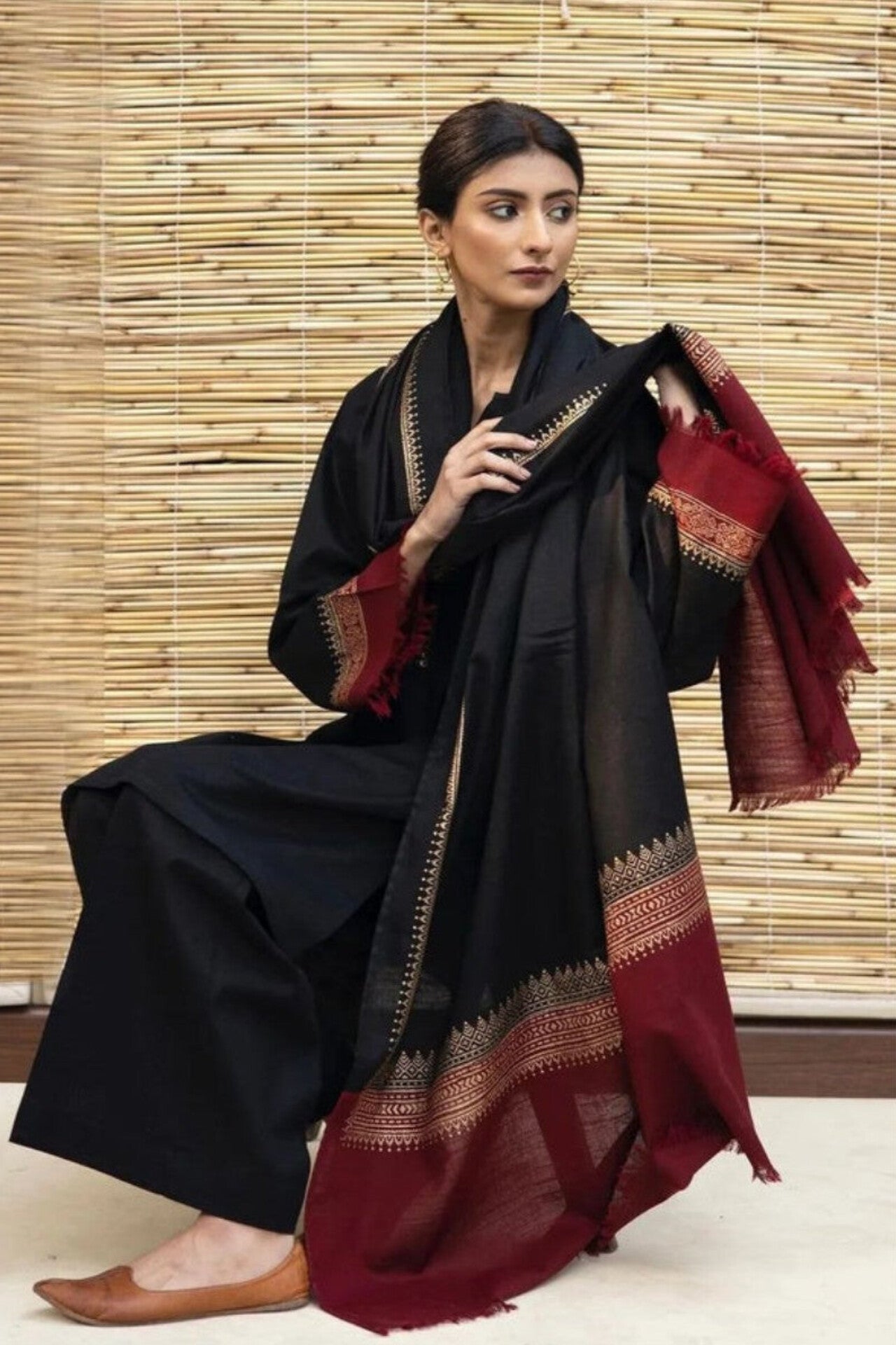 3 PC LUXURY DHANAK EMBROIDERED