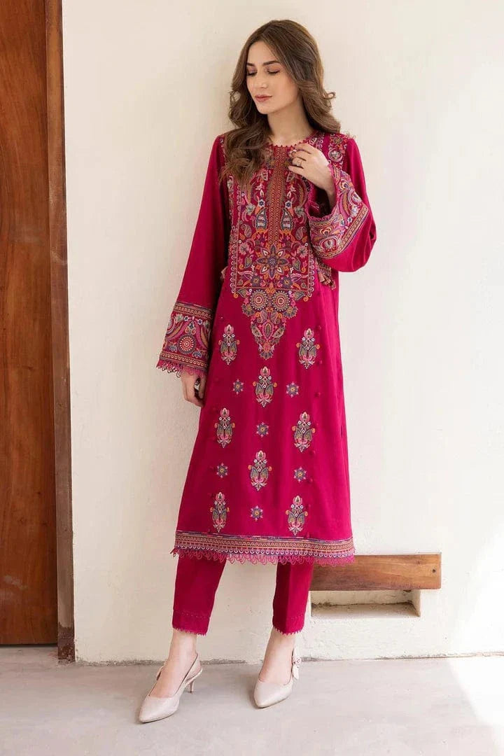 2 PC HEAVY EMBROIDERED LAWN