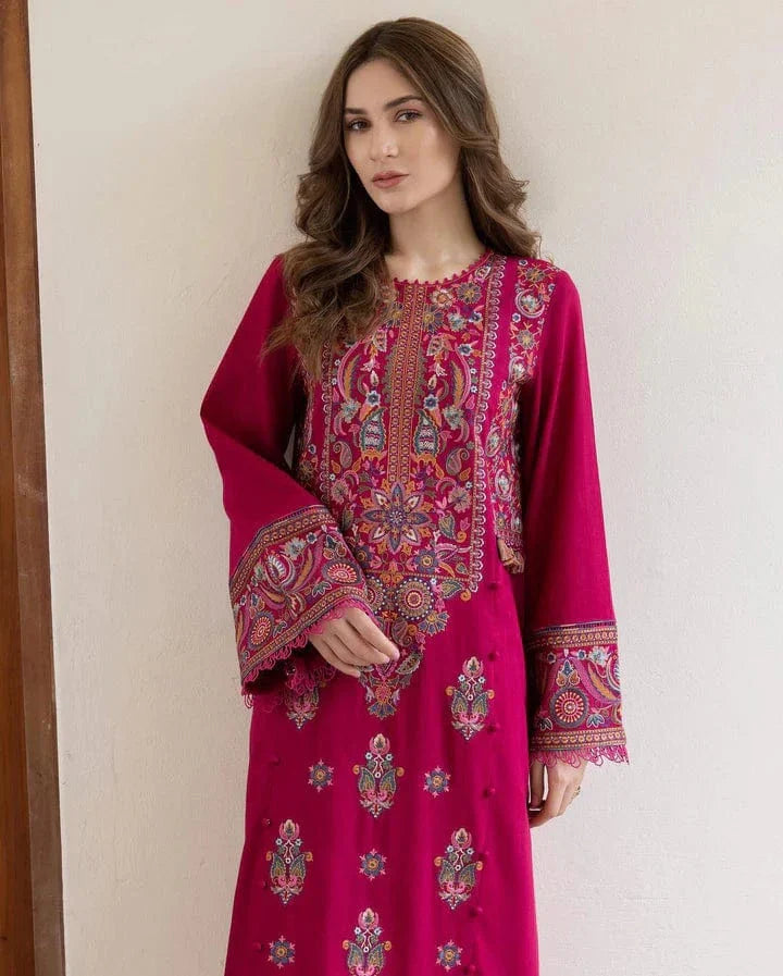 2 PC HEAVY EMBROIDERED LAWN