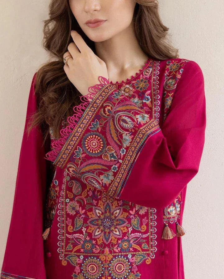 2 PC HEAVY EMBROIDERED LAWN